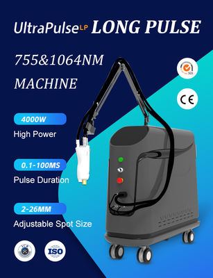 Pigment Läsionen Entfernung Laser 755 1064nm Alex Langen Puls kürzeren Puls Alexandrit Yag Laser Haarentfernung Maschine
